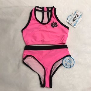 Pink girl 2pc Swimsuit.